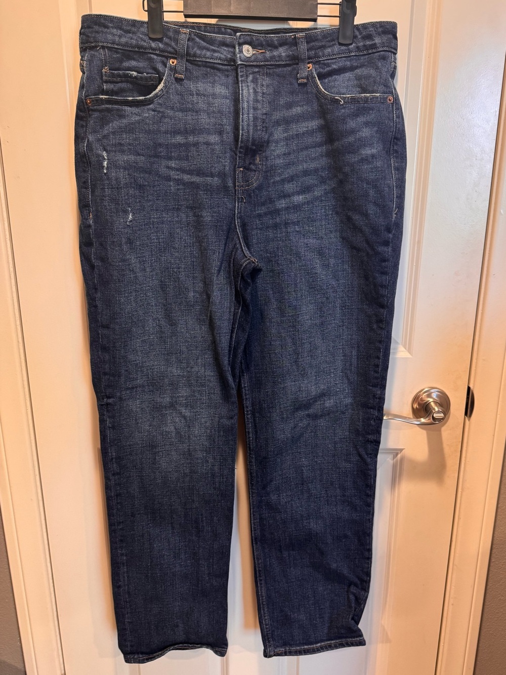 Old Navy Dark Blue Straight-Leg Jeans